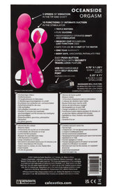 California Dreaming Oceanside Orgasm Massager with Clitoral Suction and Vibrating Functions VIBRATORS-RABBIT-MULTI